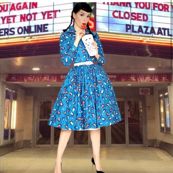 SOLD Bernie Dexter Nicole Dress in Let Me Entertain You - SMALL - NEW - Picture 3 of 11